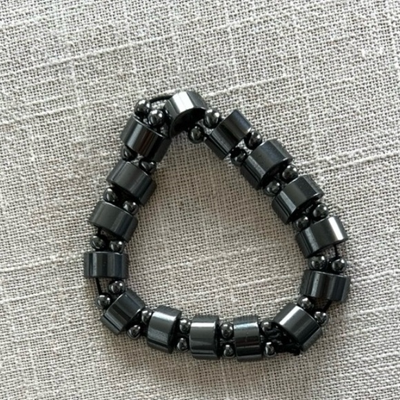 2/$25💙Man's Beaded wood Bracelet+a bonus Magnetic bracelet - Picture 3 of 3